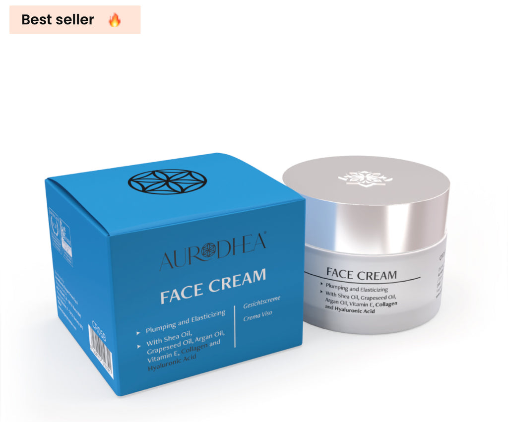 AURODHEA Crema viso con collagene e acido ialuronico - 50 ml - Cod. CR05B