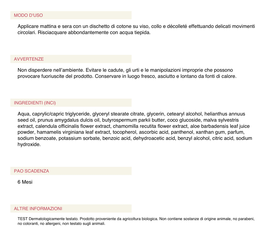 AURODHEA Latte detergente 150 ml - cod. CR13B