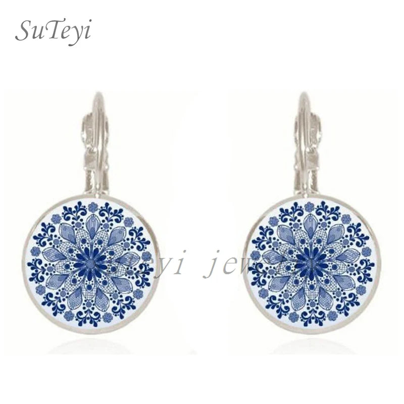 SUTEYI ORECCHINI Charm Henna Yoga amuleto donna