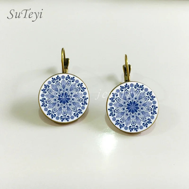 SUTEYI ORECCHINI Charm Henna Yoga amuleto donna