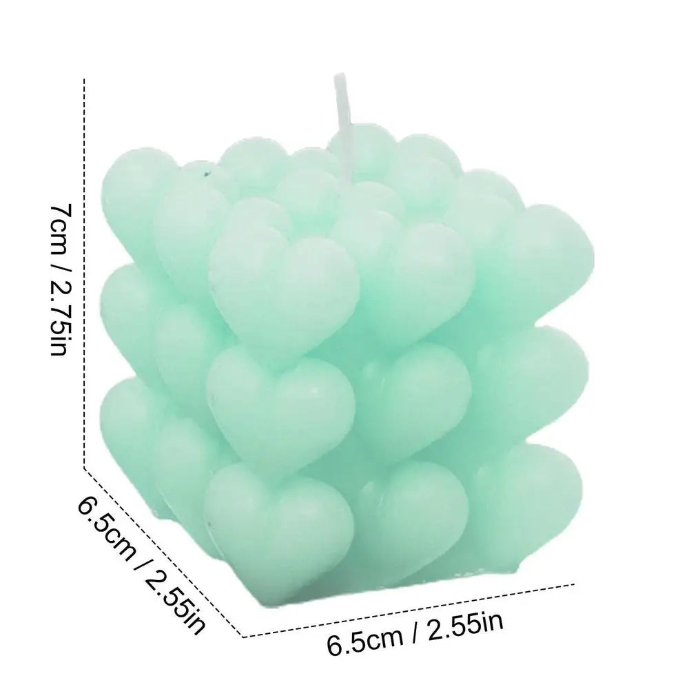 Candele profumate per la casa a forma di cuore