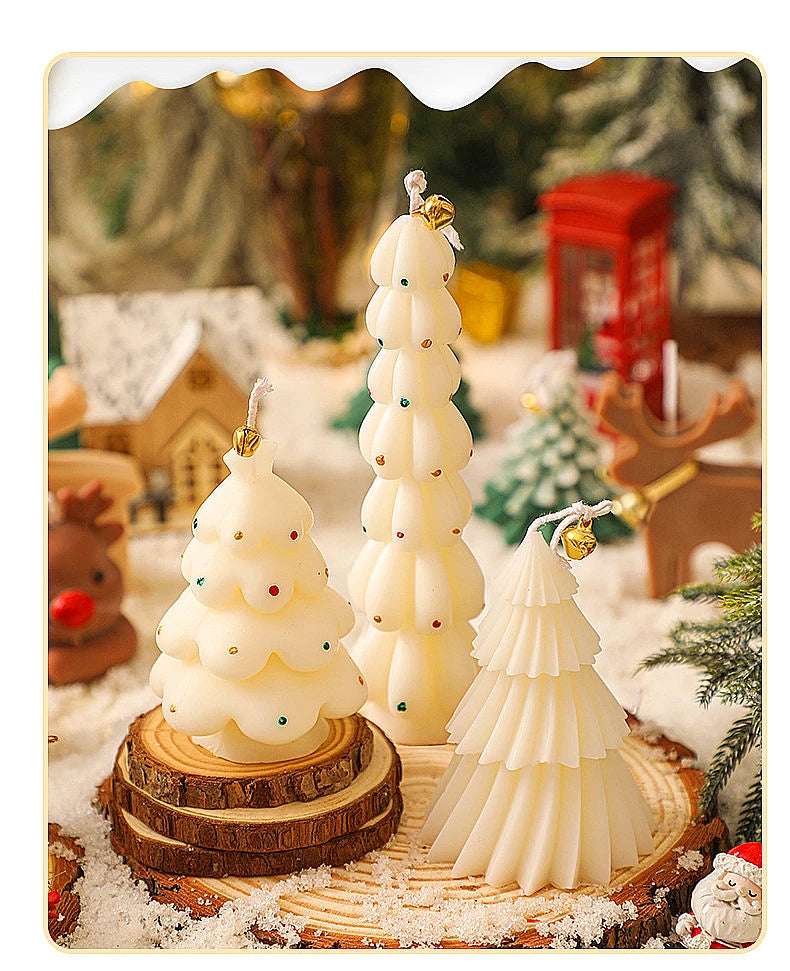 Candele profumate decorative per albero di Natale