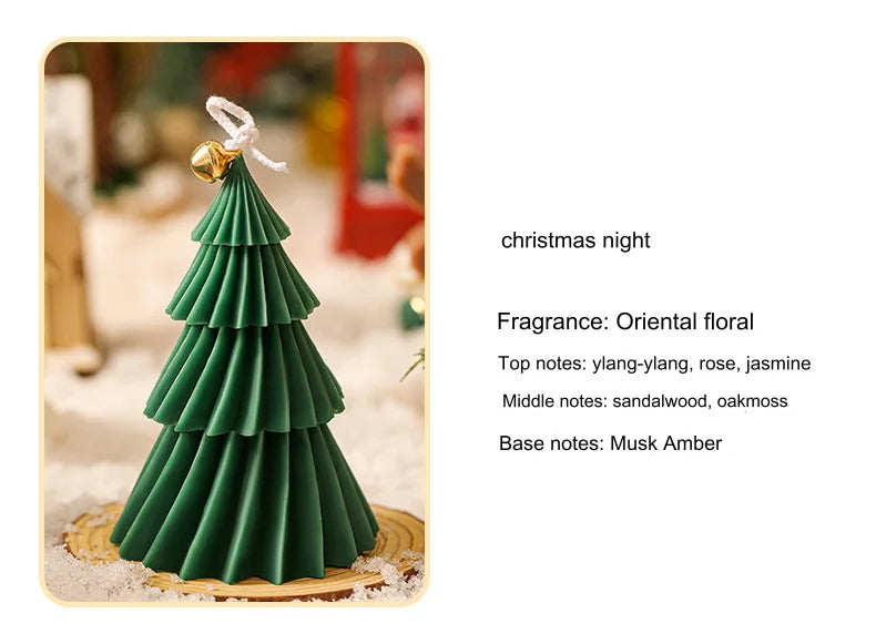 Candele profumate decorative per albero di Natale