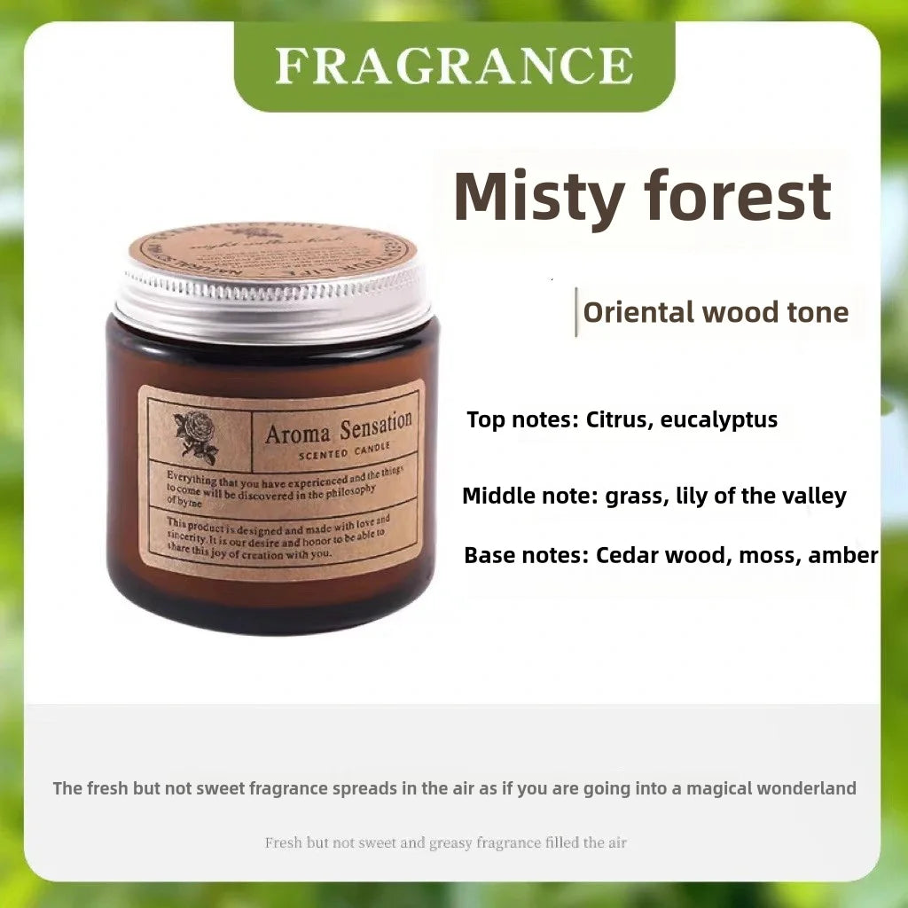 Candela aromatica a olio essenziale