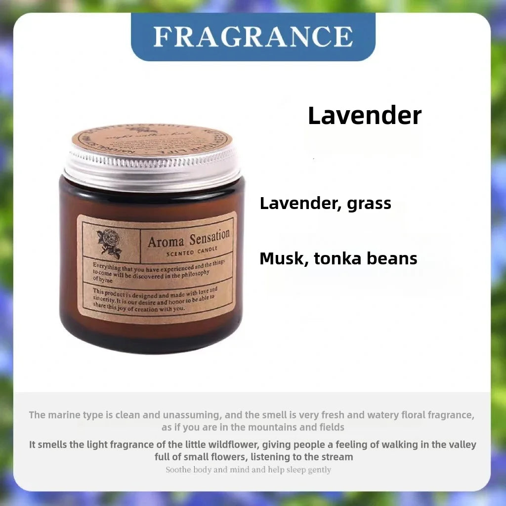 Candela aromatica a olio essenziale