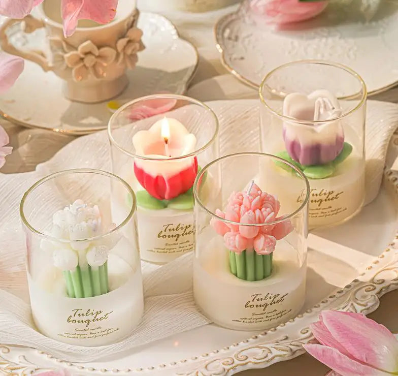 High end aromatherapy candles as gifts for friends, romantic scented candles