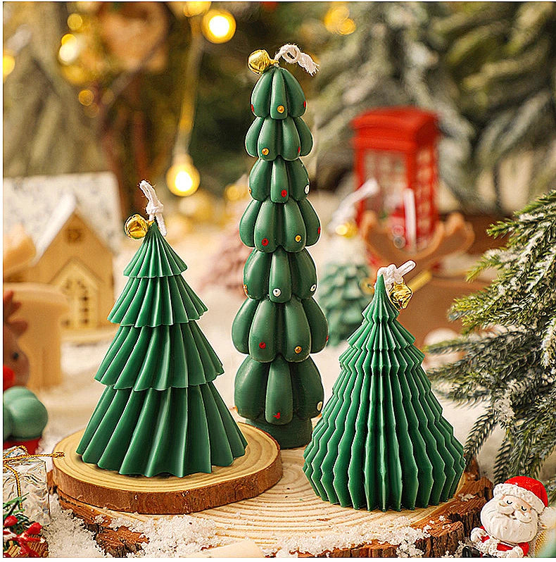 Candele profumate decorative per albero di Natale