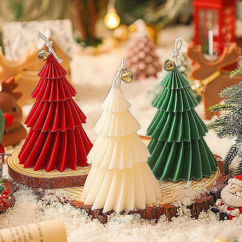 Candele profumate decorative per albero di Natale