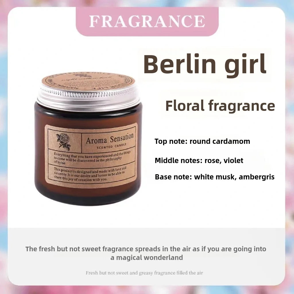 Candela aromatica a olio essenziale