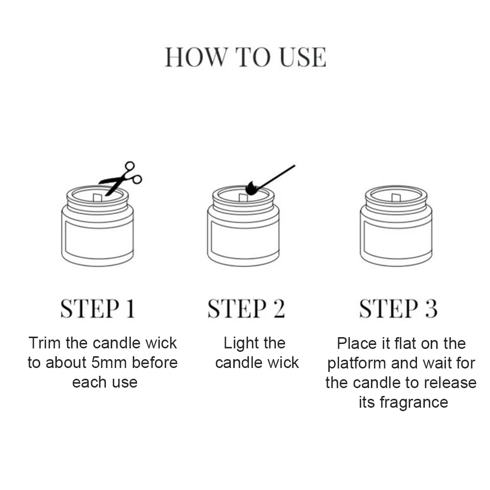 Candela profumata natalizia ornamentale - 4 pz