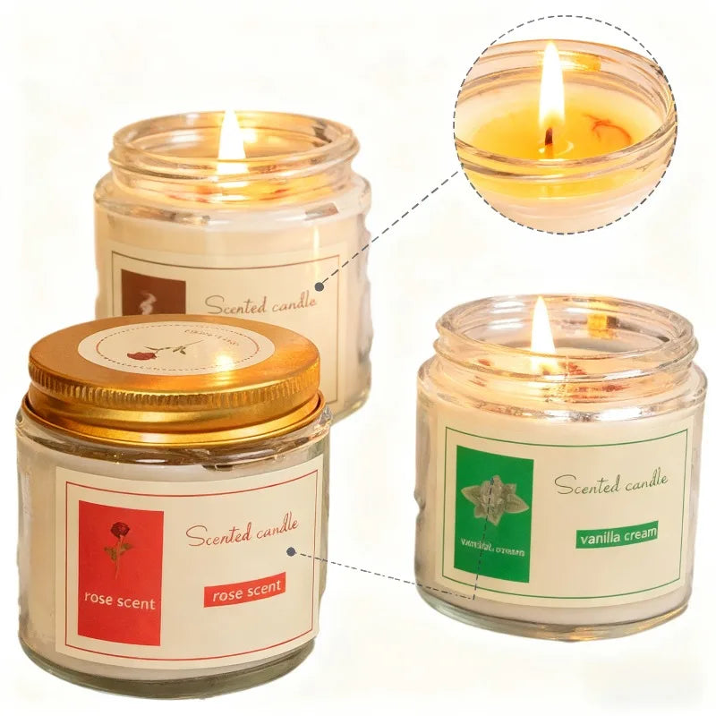 Candele profumate alla lavanda