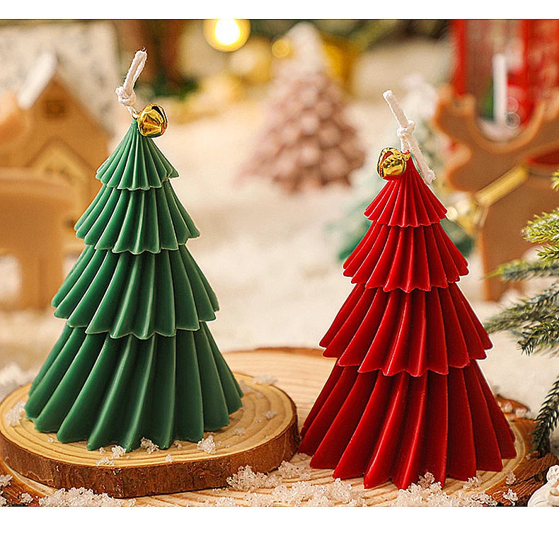 Candele profumate decorative per albero di Natale
