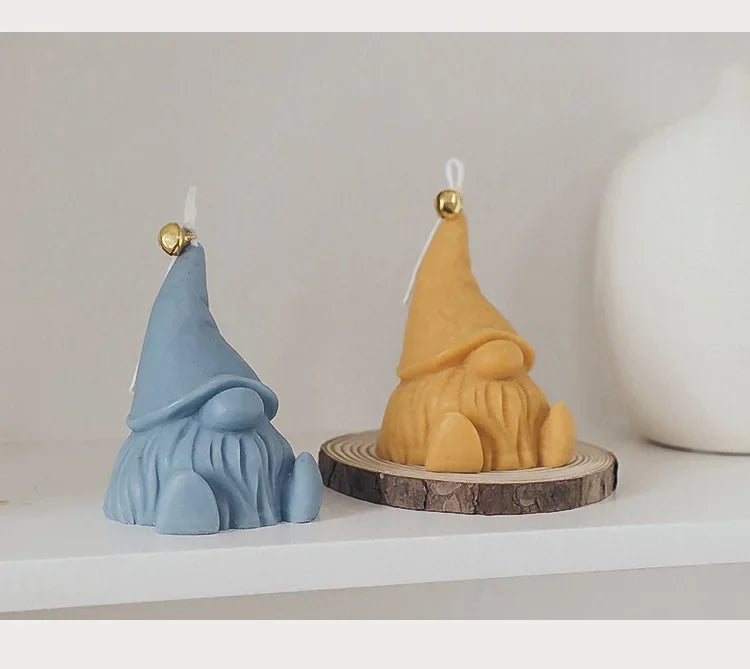 Candela Santa Claus decorata a mano