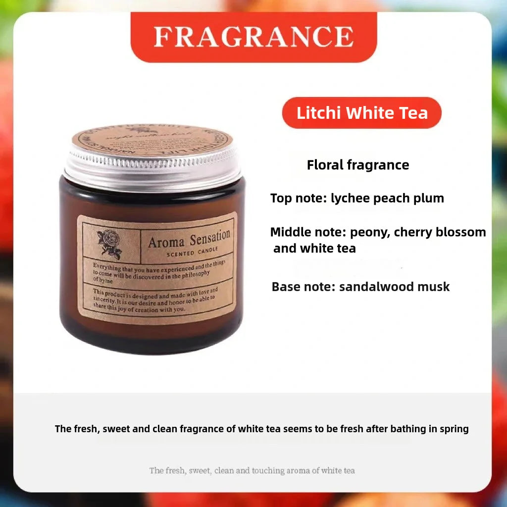 Candela aromatica a olio essenziale