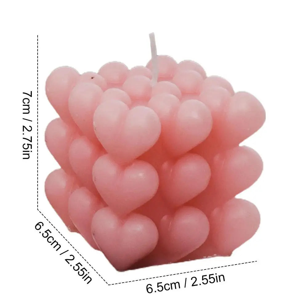 Candele profumate per la casa a forma di cuore