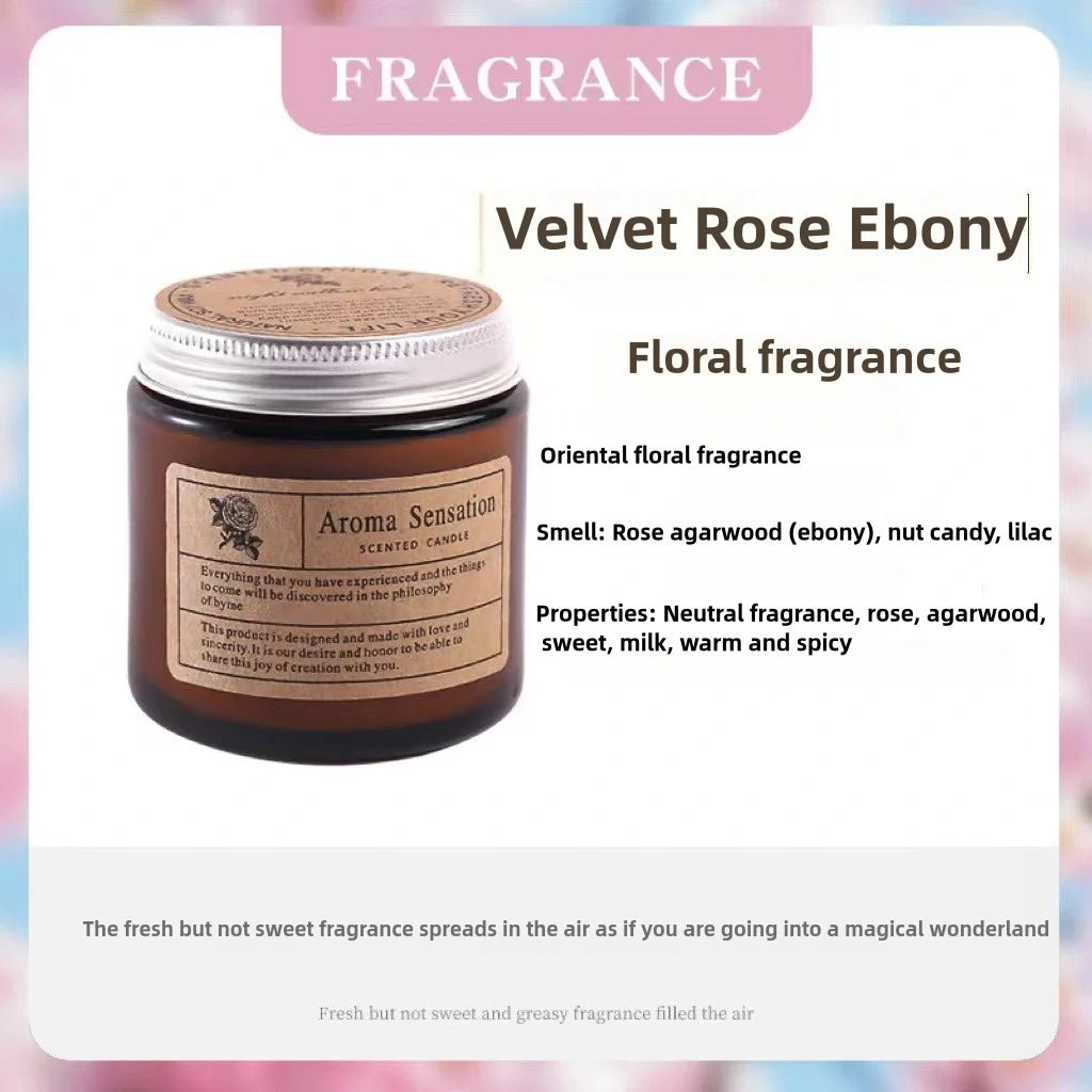 Candela aromatica a olio essenziale