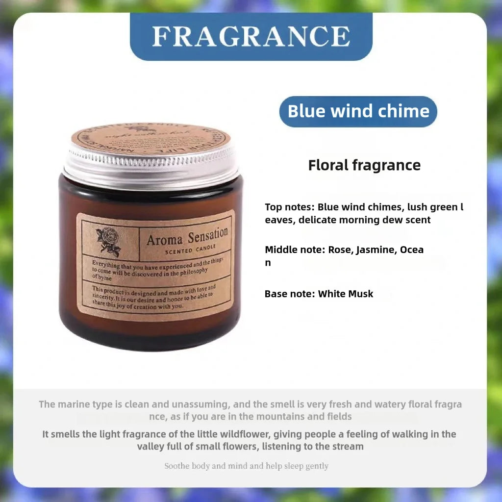 Candela aromatica a olio essenziale