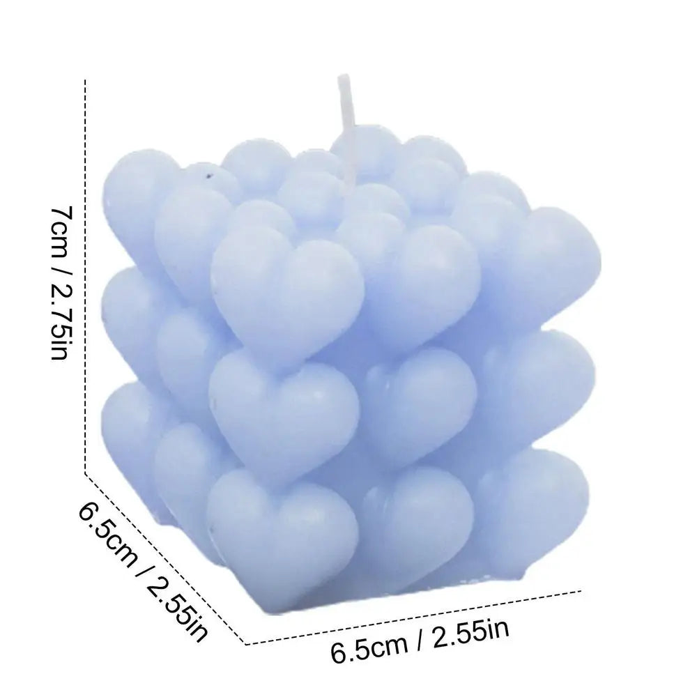 Candele profumate per la casa a forma di cuore