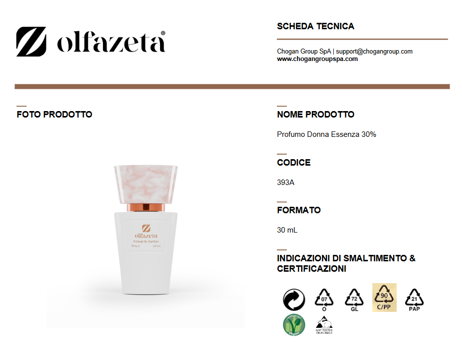 Parfum Olfazeta 30 ml Femme inspiré par AVENTUS FOR HER de CREED - Cod: 393 