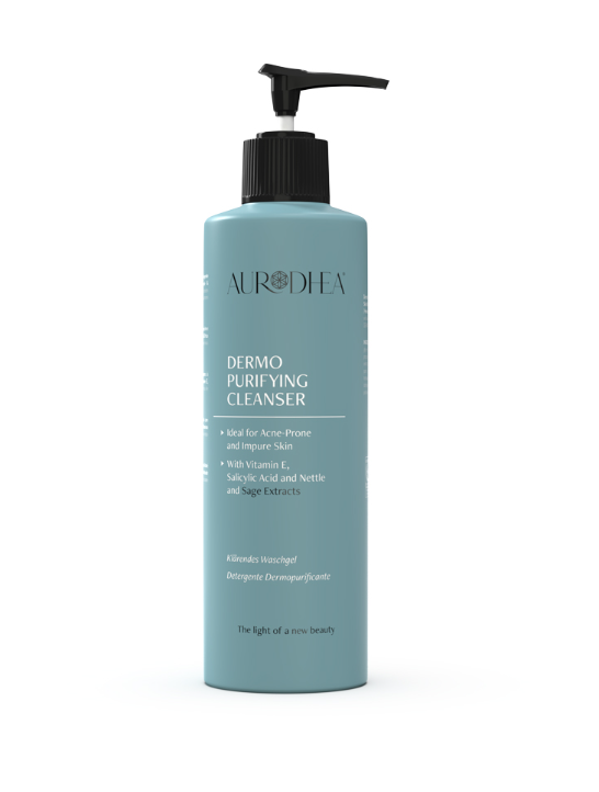 Detergente dermopurificante AURODHEA anti-acne all'Acido Salicilico 260ml - Cod. CR11B