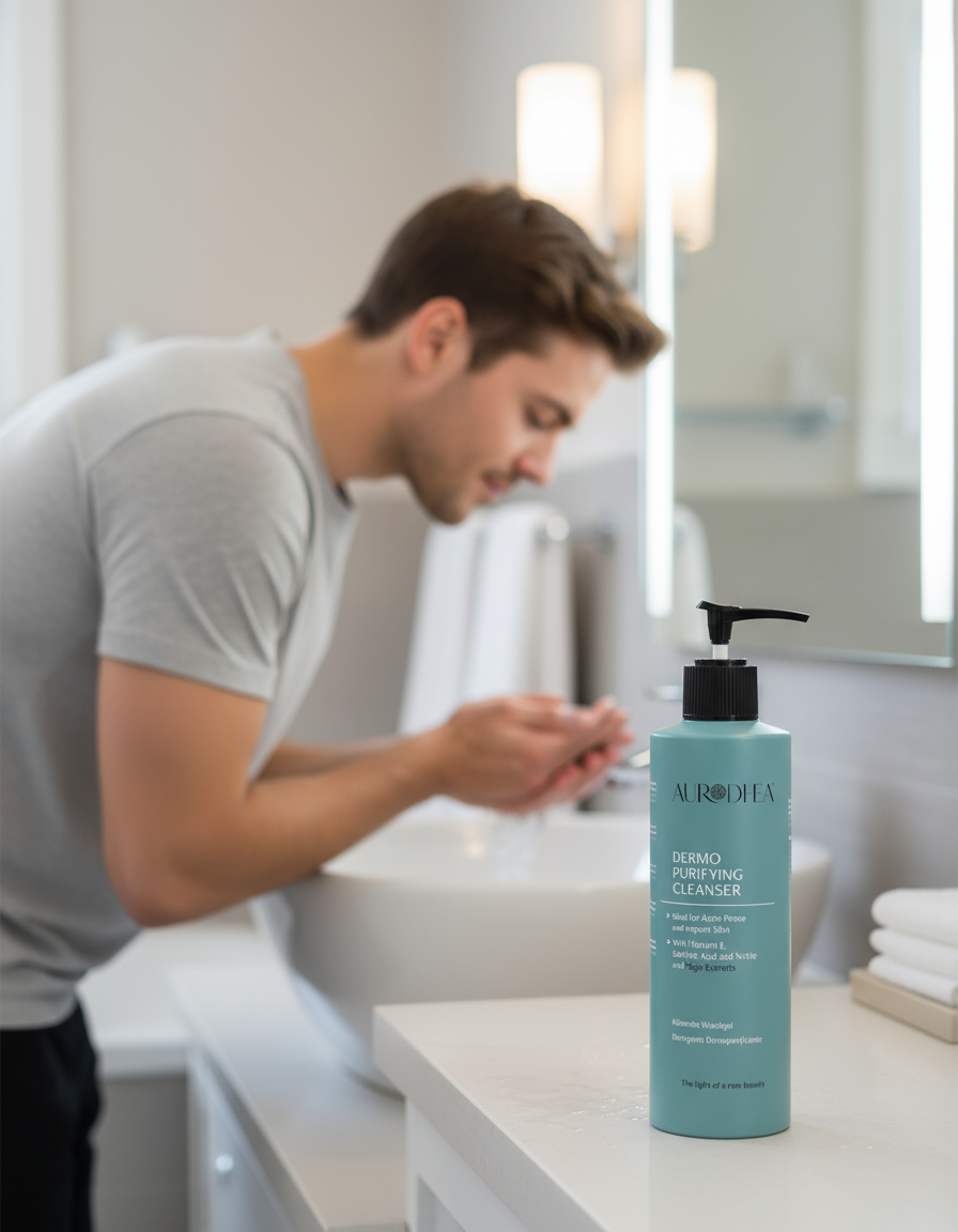 Detergente dermopurificante AURODHEA anti-acne all'Acido Salicilico 260ml - Cod. CR11B