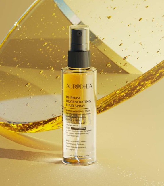 AURODHEA Spray Bifasico Rigenerante per capelli con Acido Ialuronico e Vitamina E 100ml - cod.SOL27