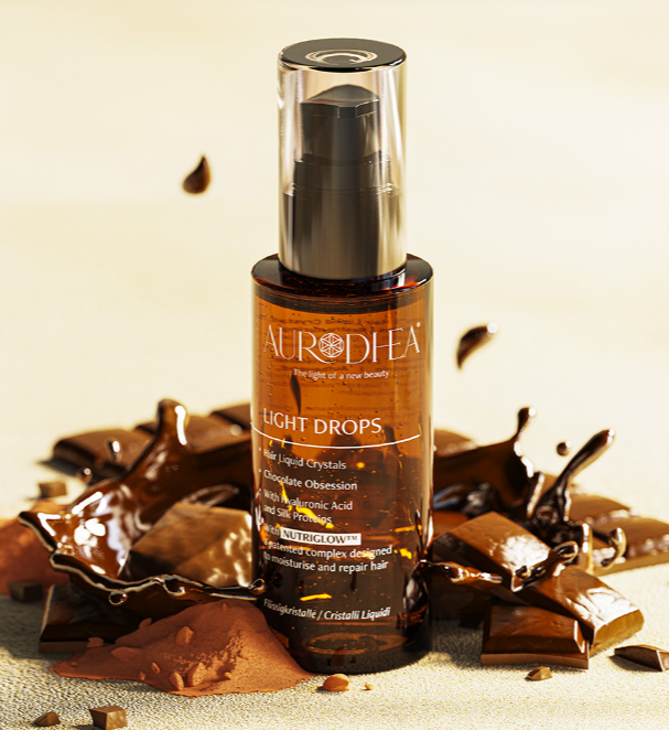 AURODHEA LIGHT DROPS 'Chocolate Obsession' - Cristalli liquidi per capelli 50ml - Cod. CAP27