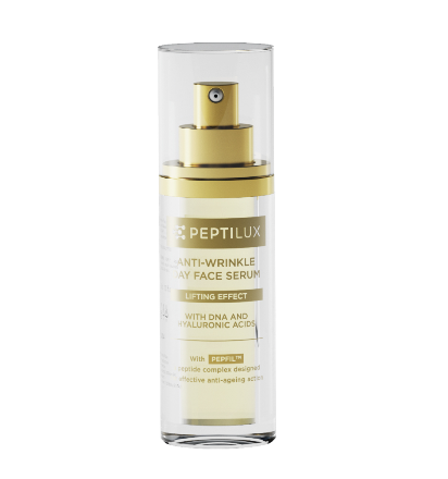 PEPTILUX Siero viso giorno antirughe 'effetto lifting' con PEPFIL™ 30ml - Cod. LUX004