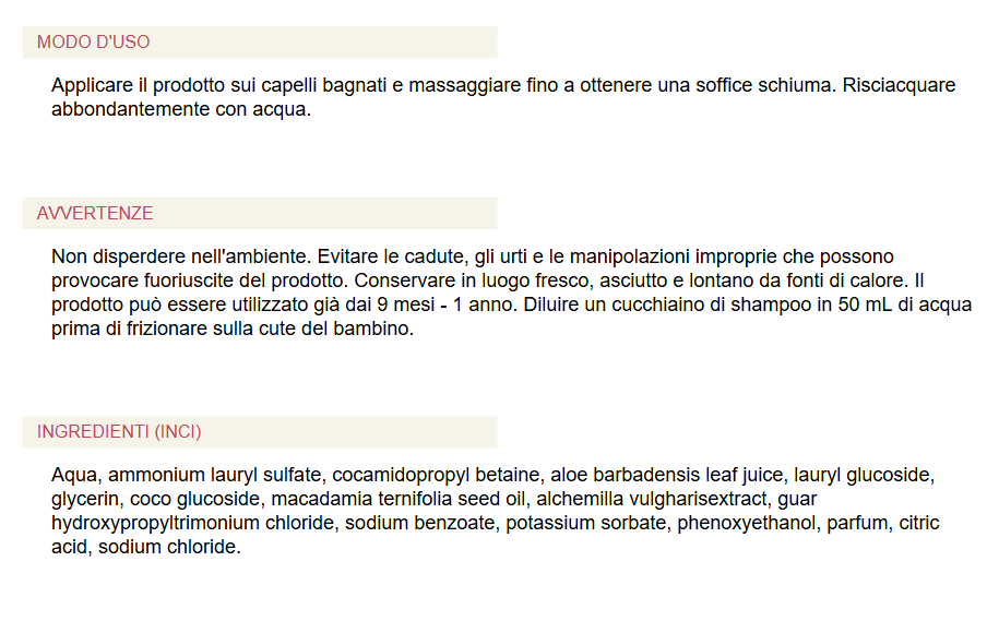 AURODHEA Shampoo Baby - 200 ml - BB02B