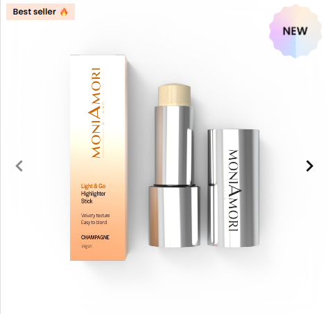 MONIAMORI Light & Go | Highlighter Stick - CHAMPAGNE - Cod. MM043