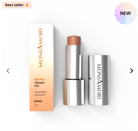 MONIAMORI Light & Go | Highlighter Stick - BRONZE - Cod. MM045