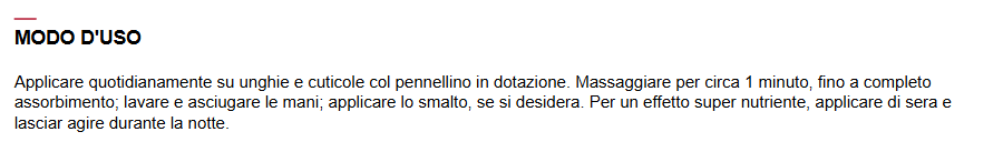 AURODHEA Olio nutriente per cuticole e unghie - Cod. OLCB