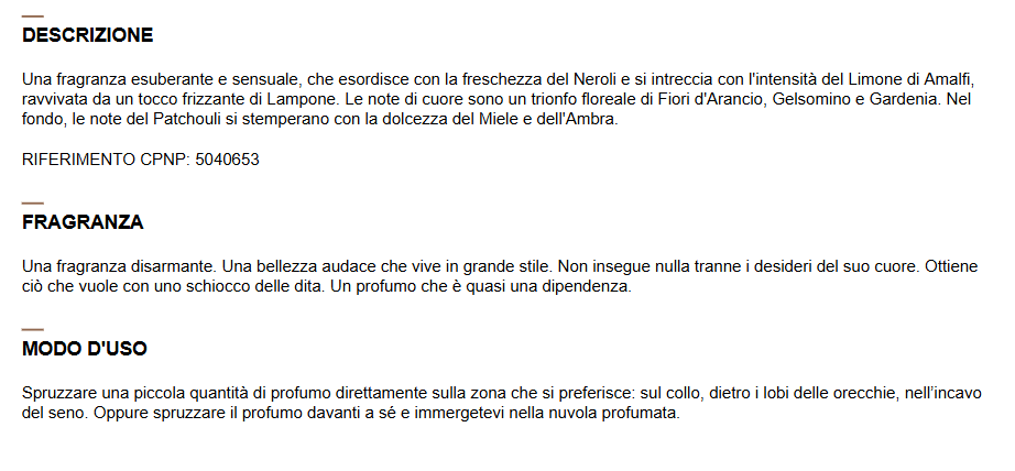 Parfum femme Olfazeta 25 ml SCENTED LOVE, doux oriental floral - code Love22