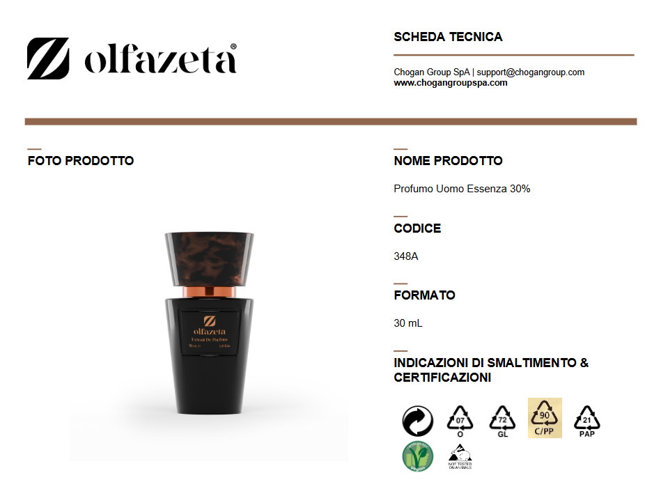 Olfazeta profumo Uomo 30ml - Cod. 348