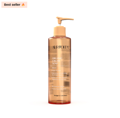 AURODHEA Crema di sapone alla Pesca 260ml -Cod. SP05B