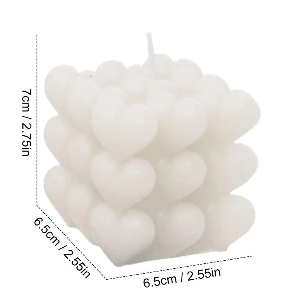 Candele profumate per la casa a forma di cuore