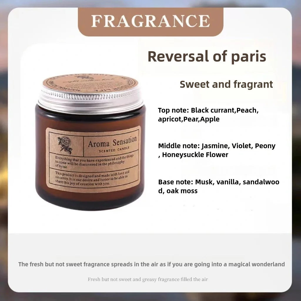 Candela aromatica a olio essenziale