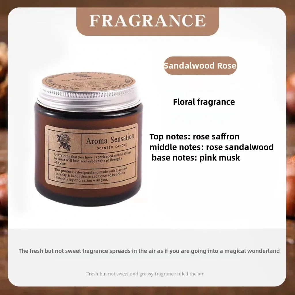 Candela aromatica a olio essenziale