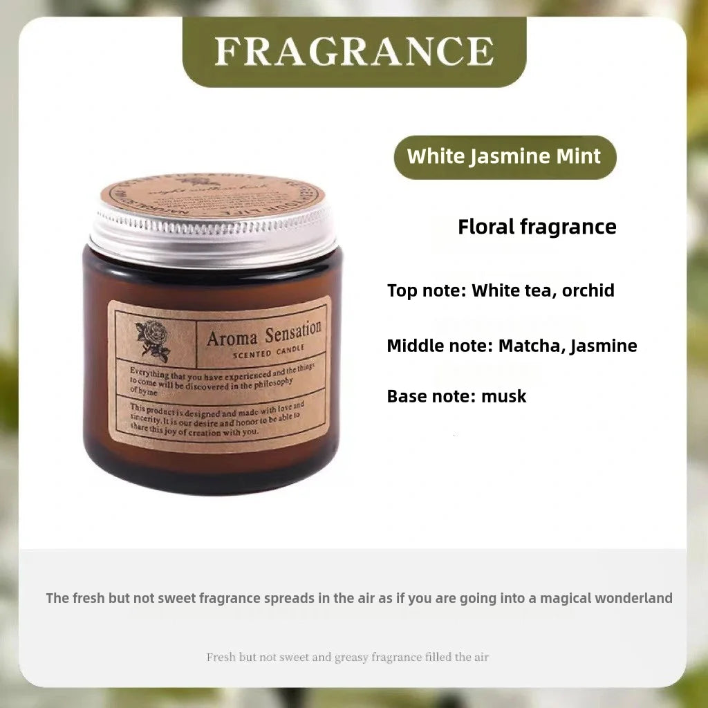 Candela aromatica a olio essenziale