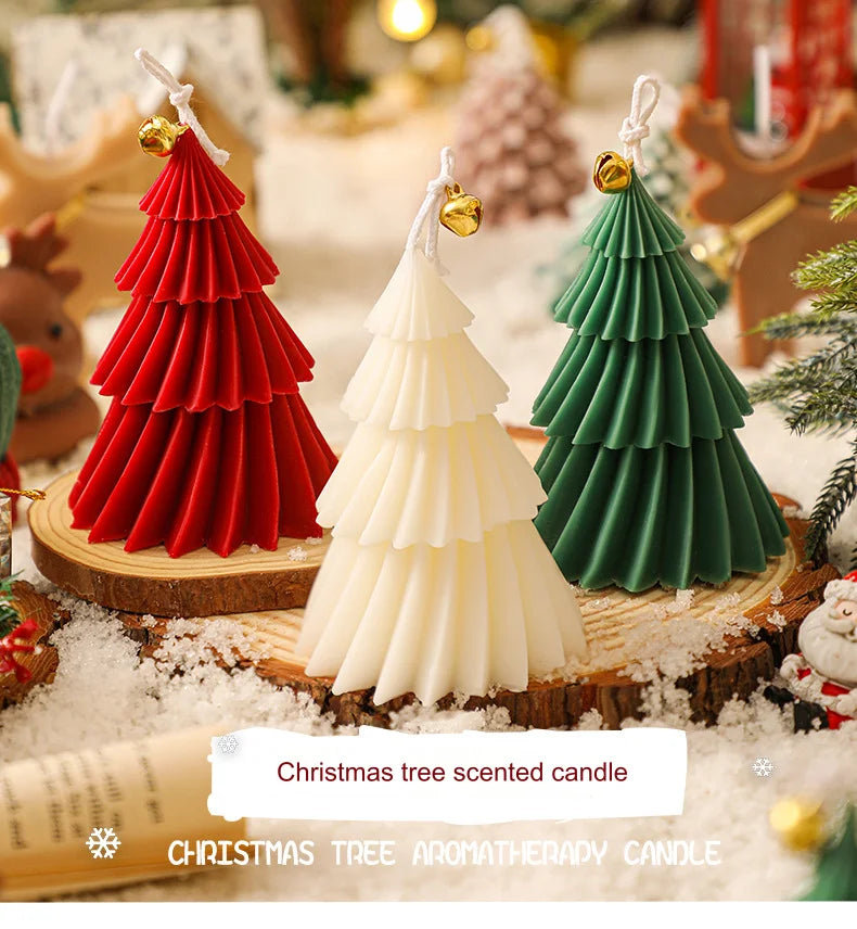 Candele profumate decorative per albero di Natale